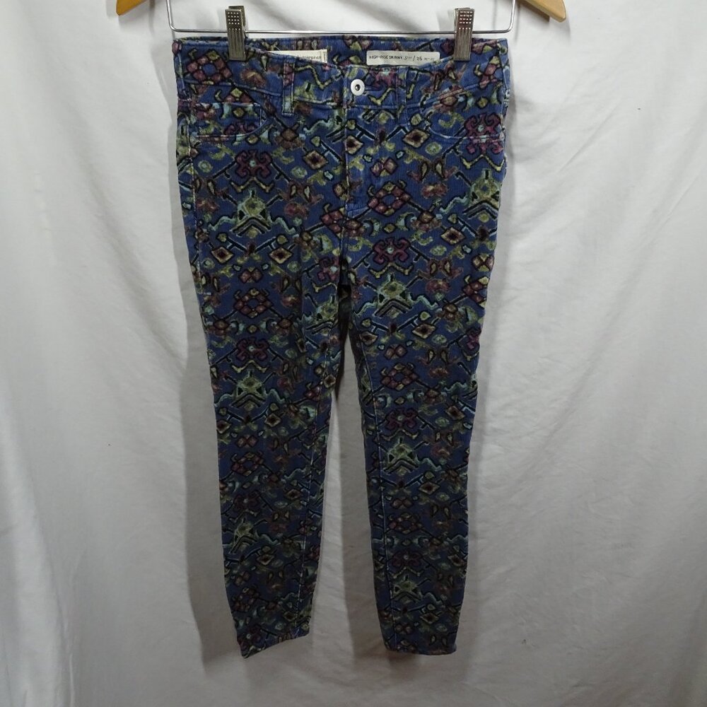 Pilcro and the Letterpress By Anthropologie Women Corduroy Pants Size 26 Petite